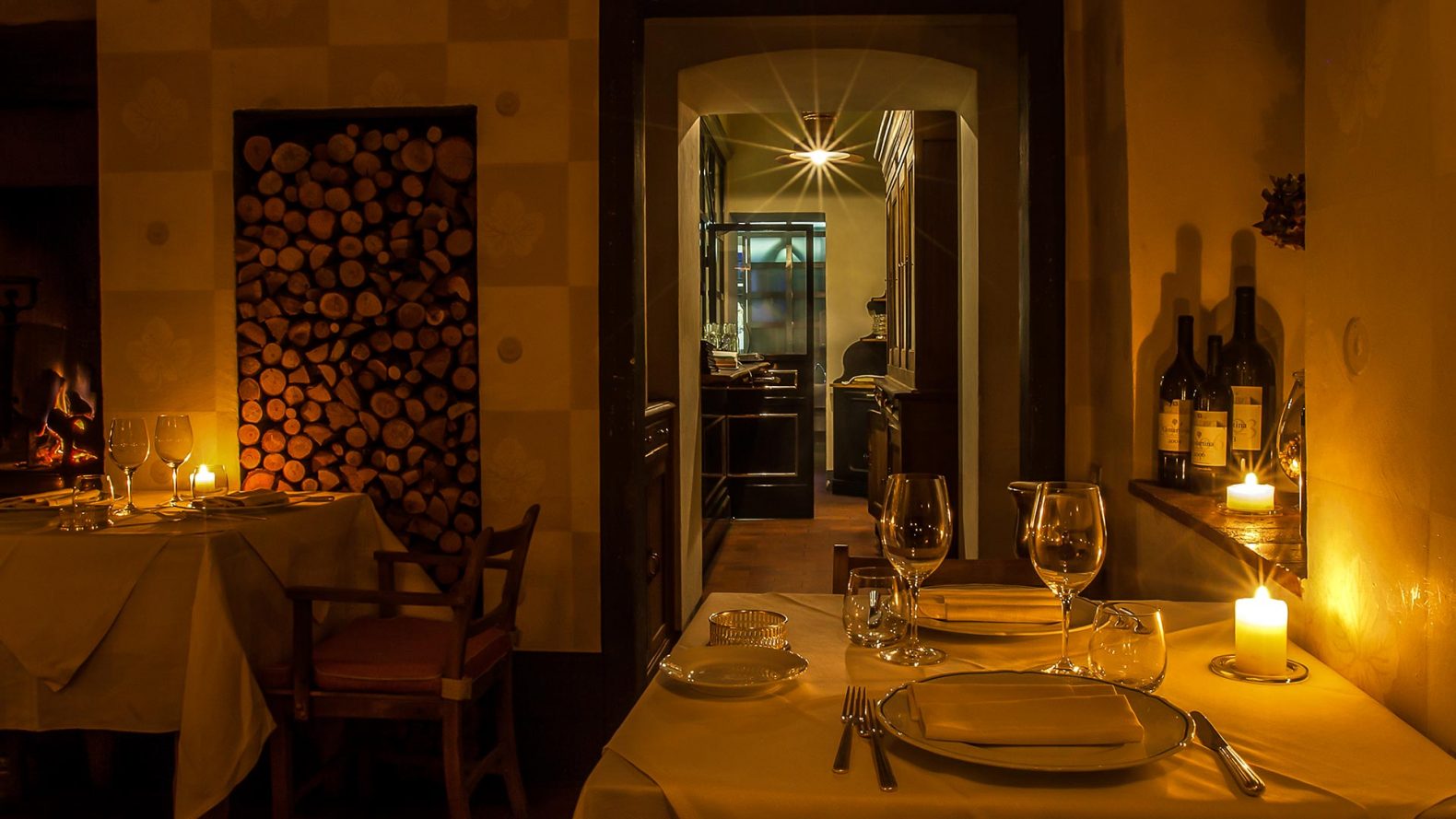 Villa Bordoni restaurant kitchen, Chianti Classico